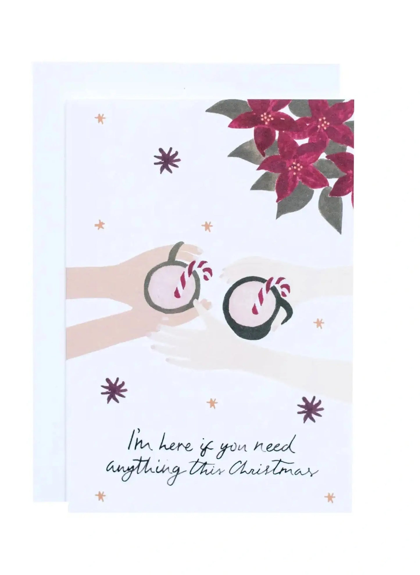 'Here For You This Christmas' Greeting Card