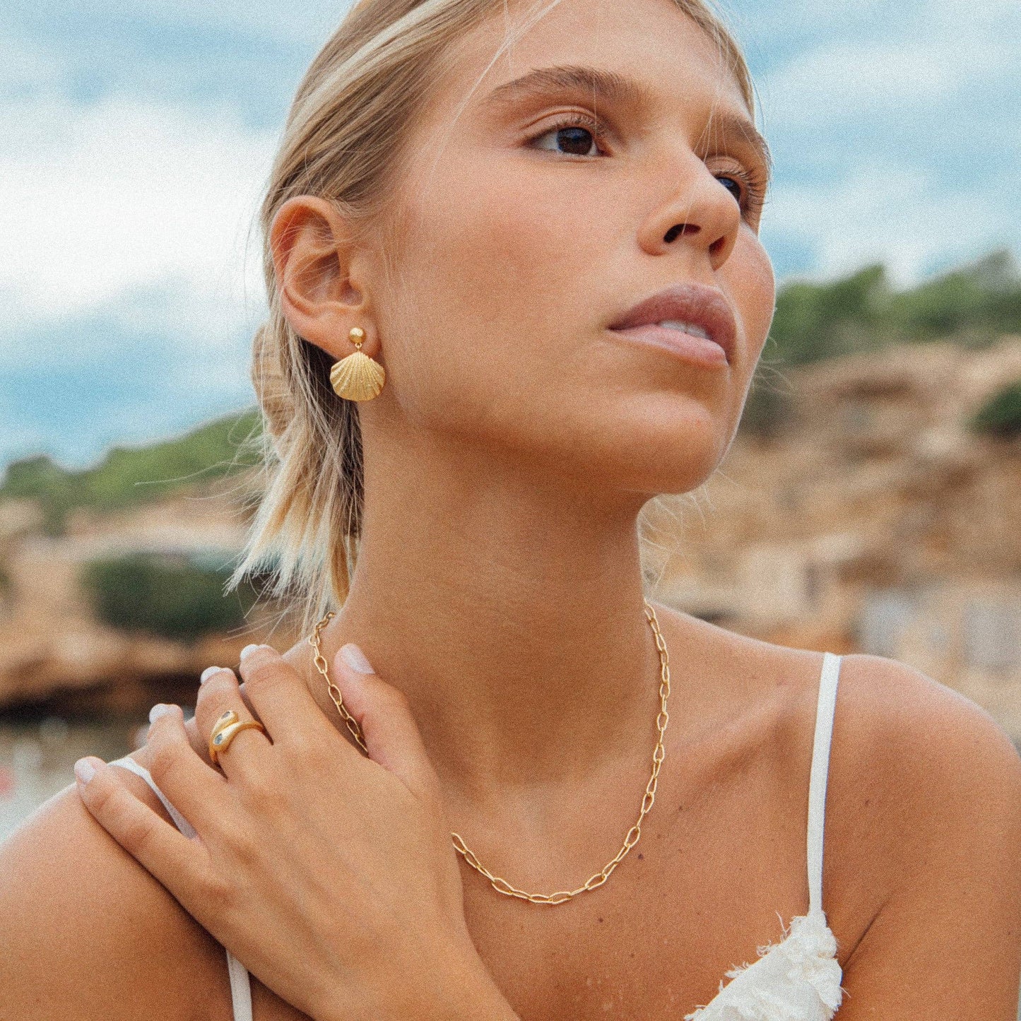 Pao Earrings | Jewelry Gold Gift Waterproof