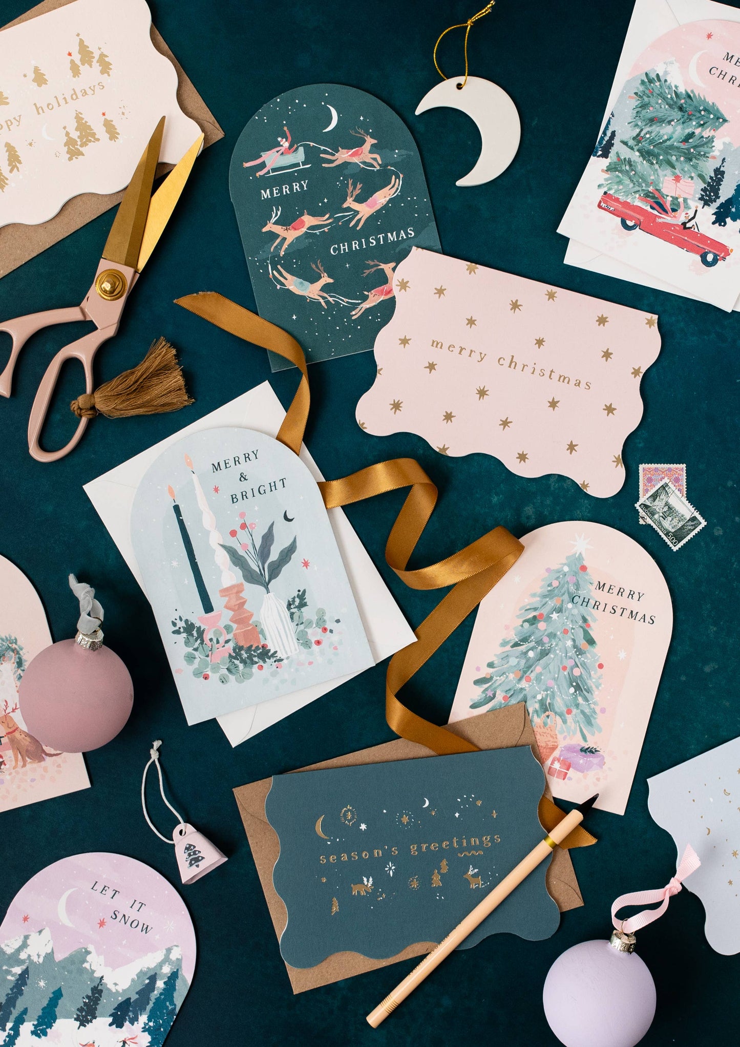 Reindeer Christmas Card | Holiday Card | Seasonal Cards