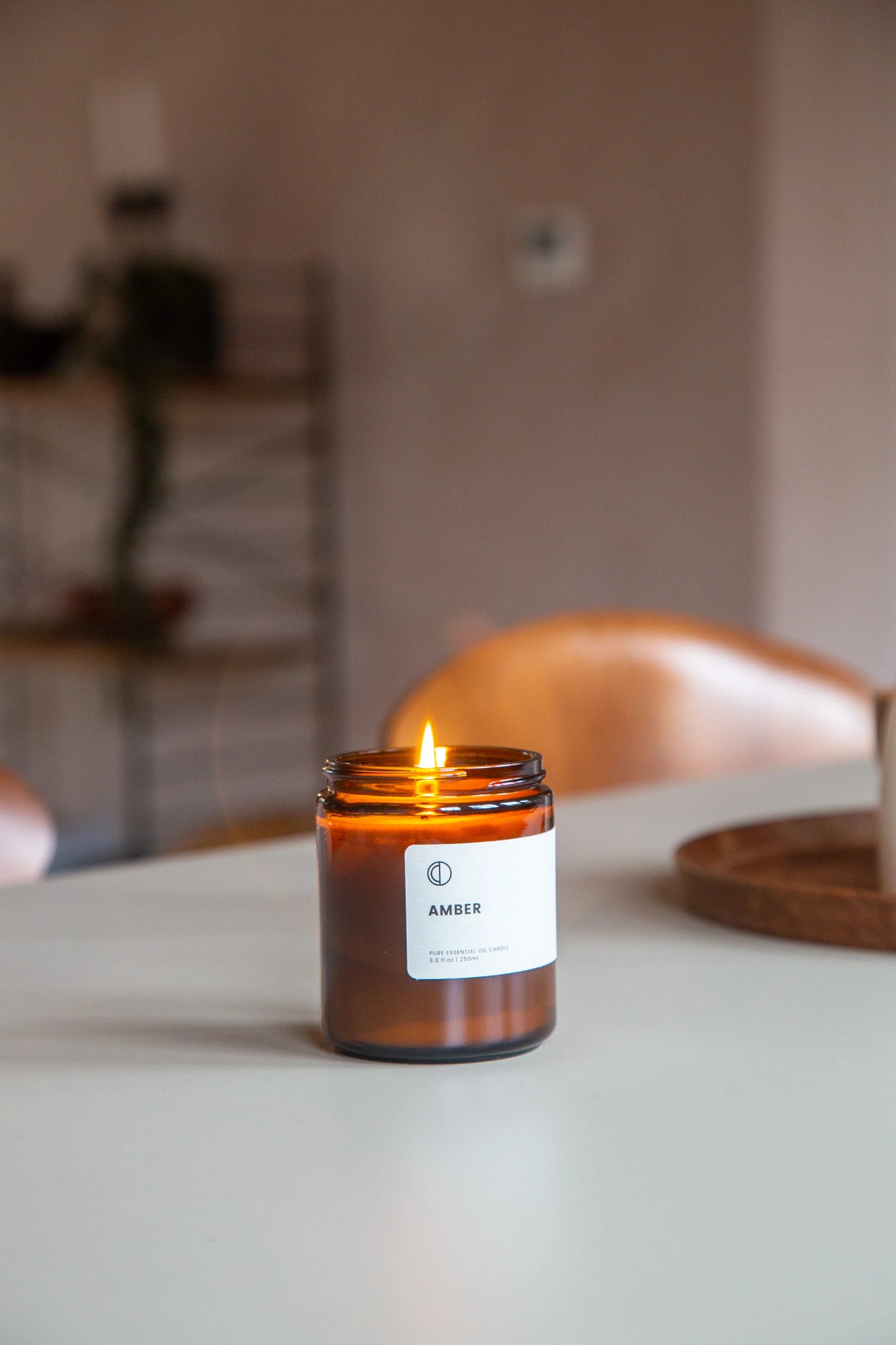 Amber Candle (Lavender + Patchouli + Pine + Cypress + Frankincense)