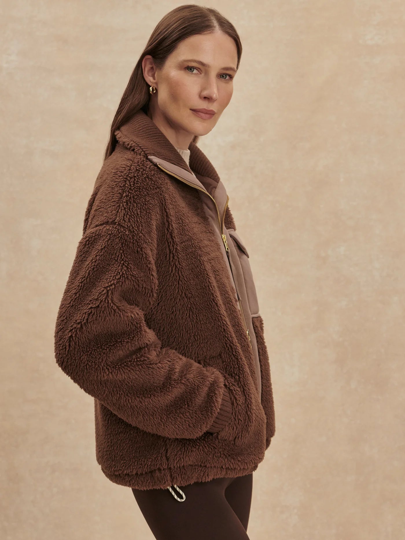Lowell Sherpa Jacket - Carafe