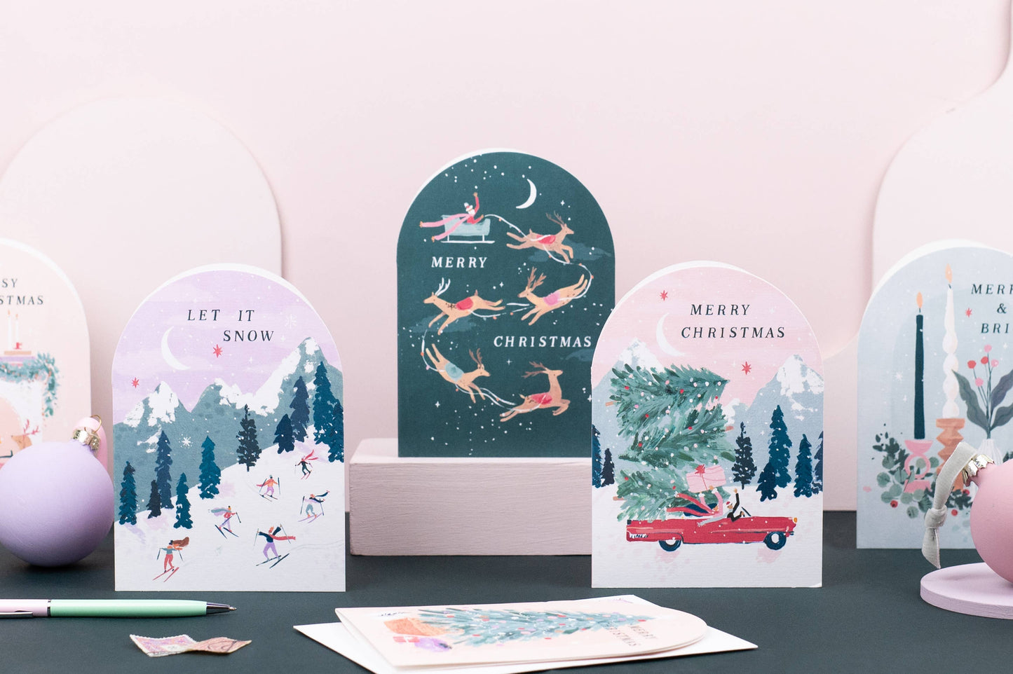 Reindeer Christmas Card | Holiday Card | Seasonal Cards