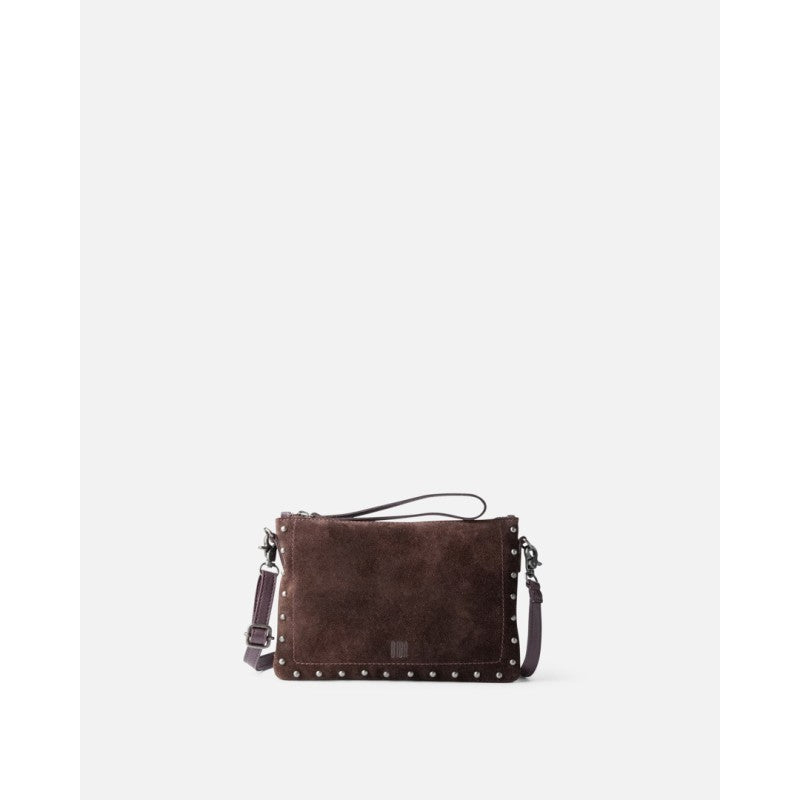 Leather Cross Bag BIBA Perry - Burgundy