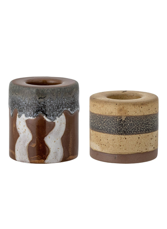 Set of 2 Hanin Candlestick Holder Set