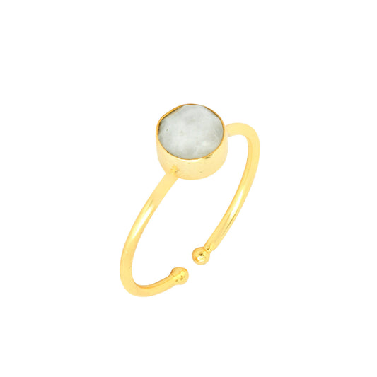 Dotty Moonstone Ring