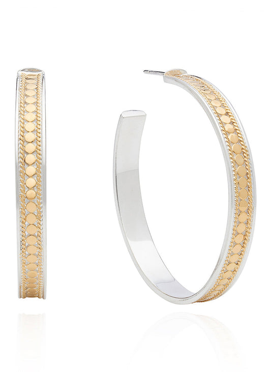 Classic Large Hoops - Gold & Silver