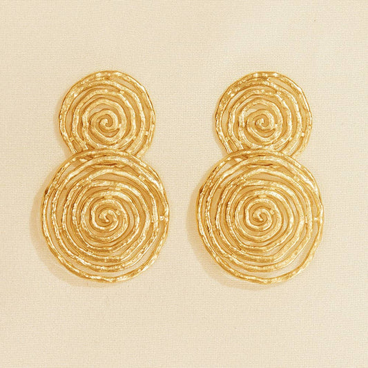 Spira Earrings | Jewelry Gold Gift Waterproof