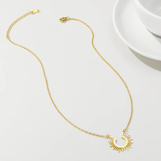 Sunburst Necklace - Gold