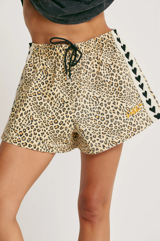 Mini Raving Hearts Drill Shorts