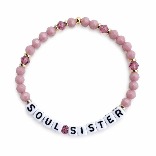 Soul Sister Letter Bracelet