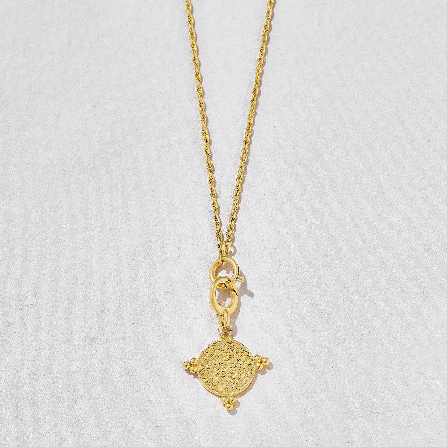 Fleury Gold Twisted Chain Necklace