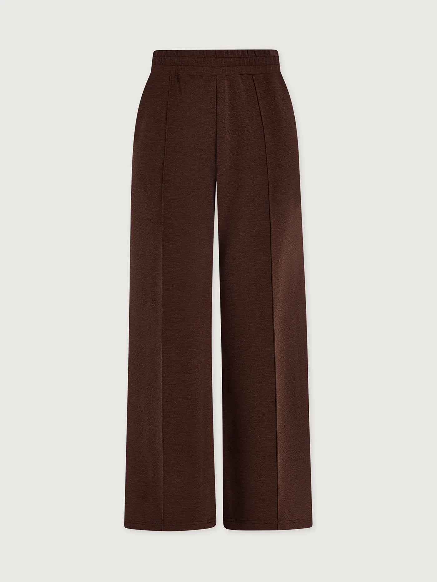 The Wide Leg Pant 30" - Coffee Bean Marl