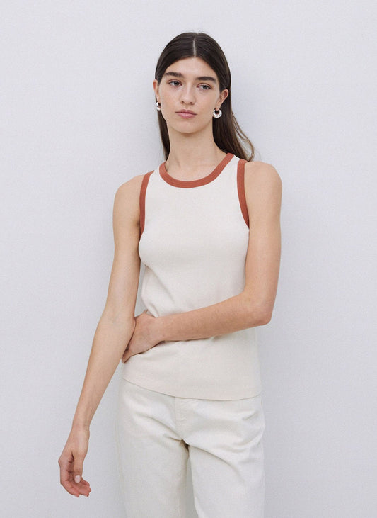 Contrast Vest Top