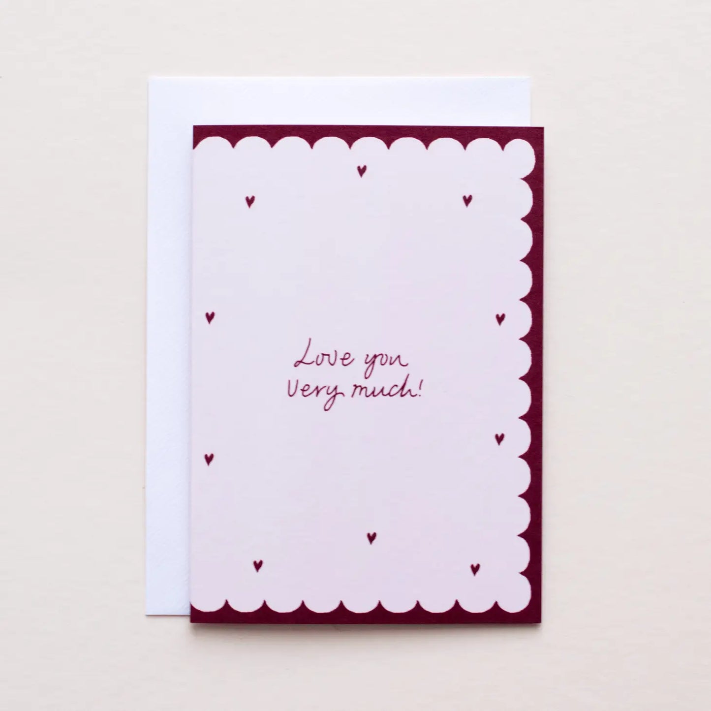 'love You Very Much' Traditional Valentines Card