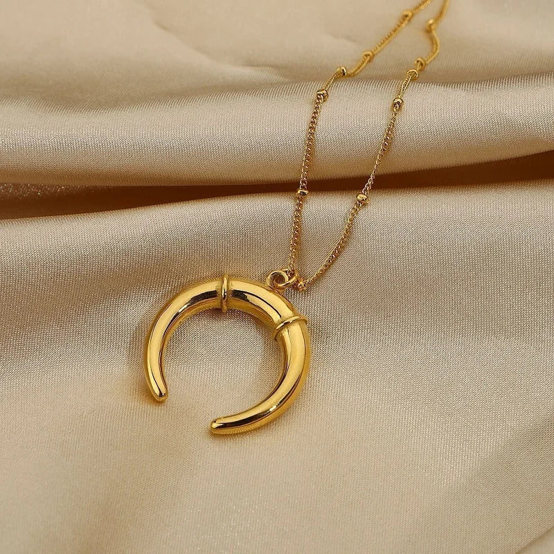 Vintage Horn Necklace