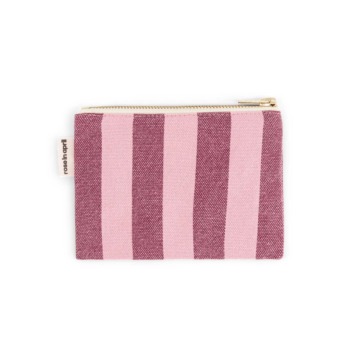 Marie Purse - Pink Burgundy Stripes