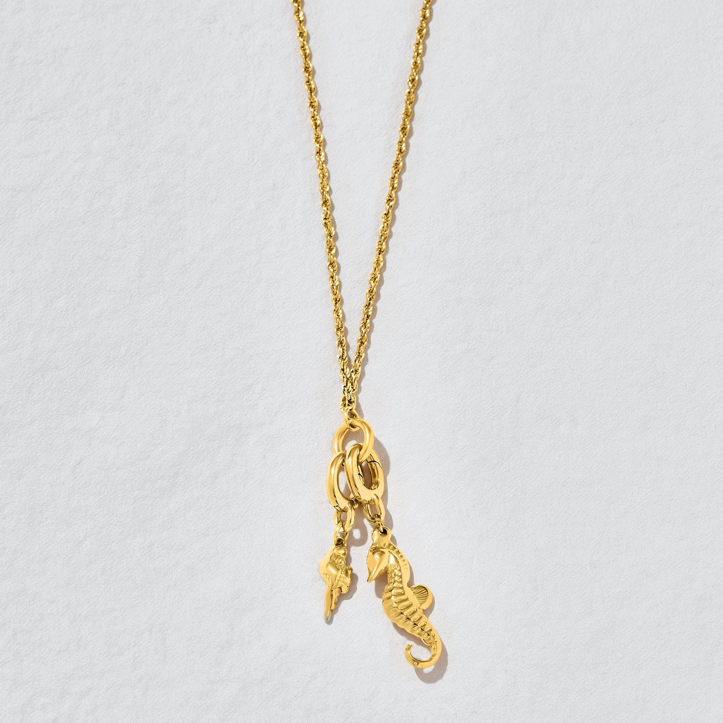 Fleury Gold Twisted Chain Necklace