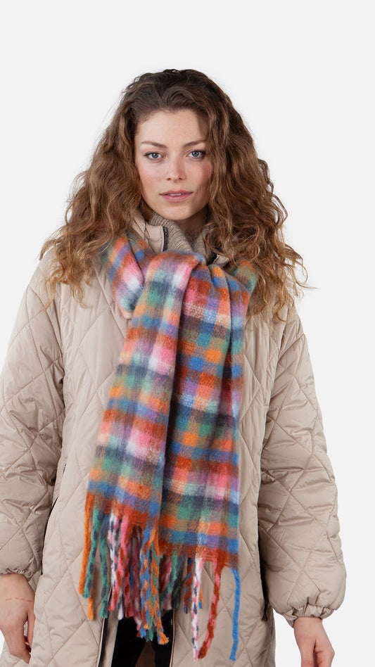 Plaity Scarf - Pink