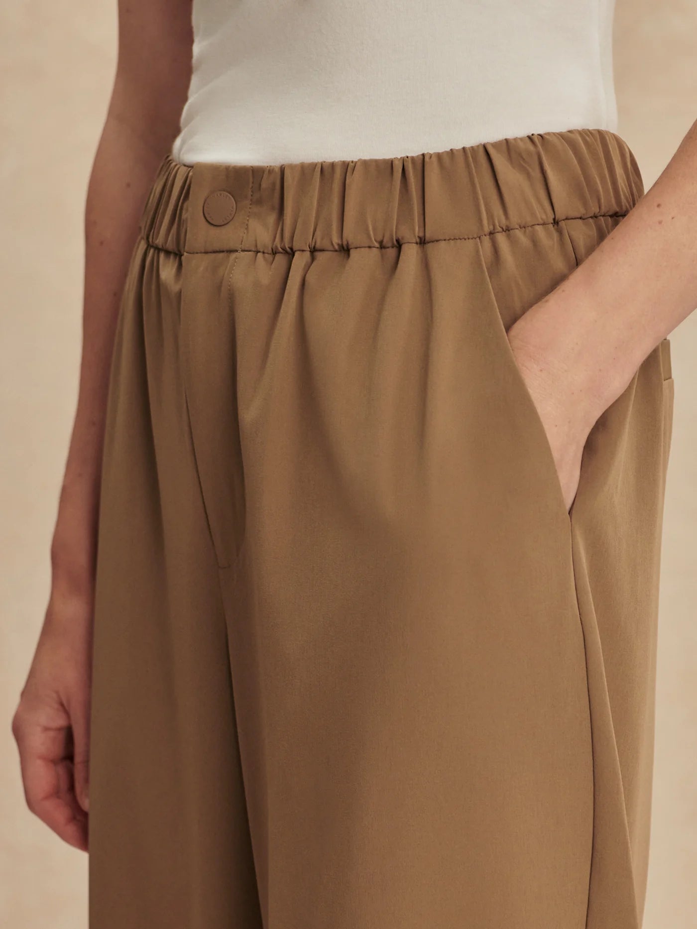 Kayson 2.0 Wide Leg Pant 29.5" - Taupe Stone