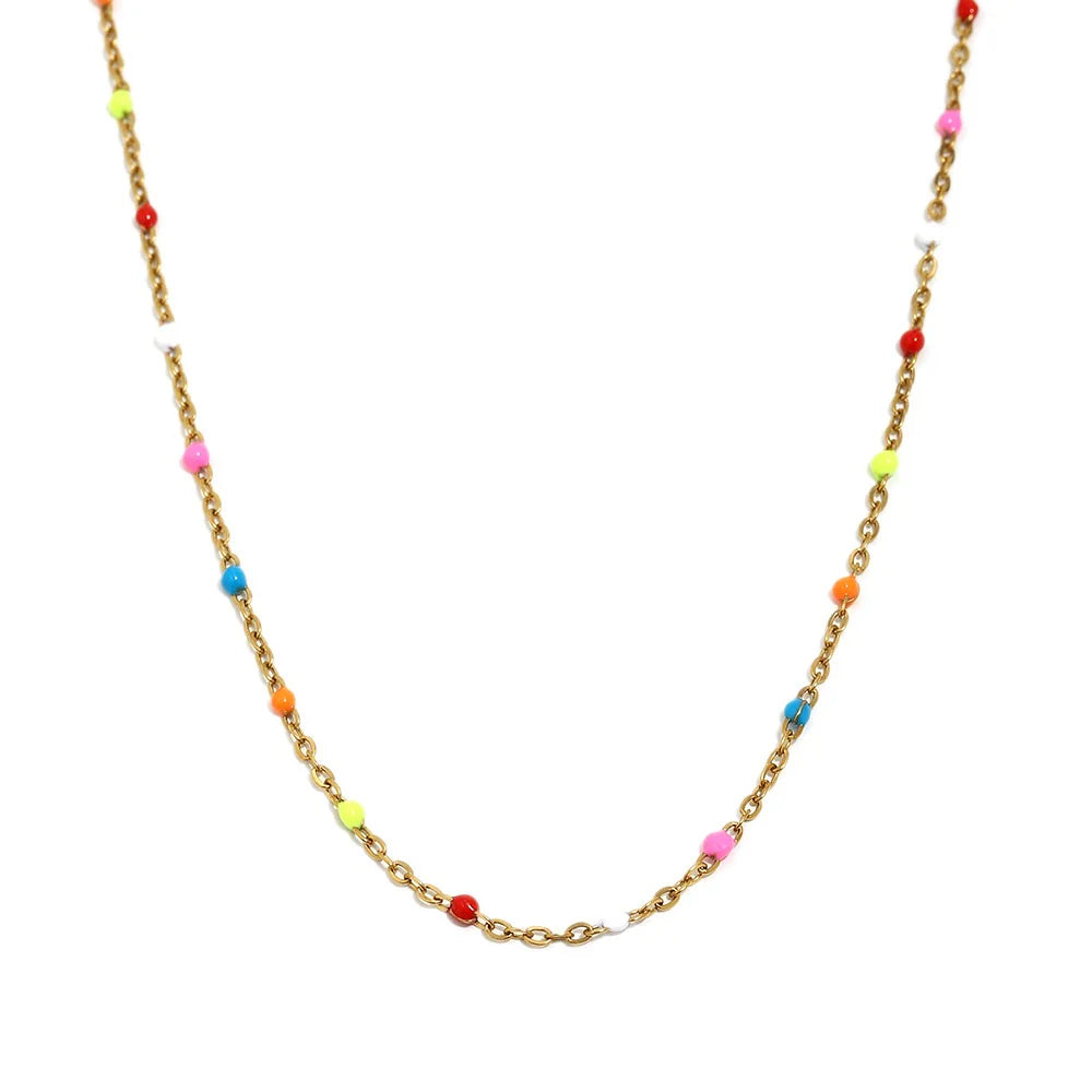 Tiki Gold Plated Waterproof Necklace