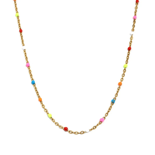 Tiki Gold Plated Waterproof Necklace