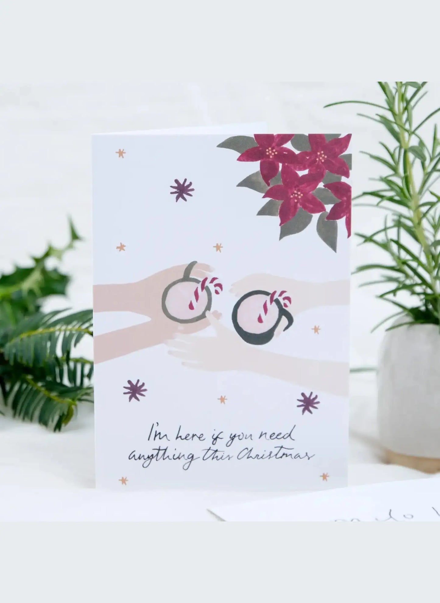 'Here For You This Christmas' Greeting Card