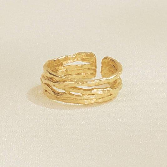 Coral Ring | Jewelry Gold Gift Waterproof