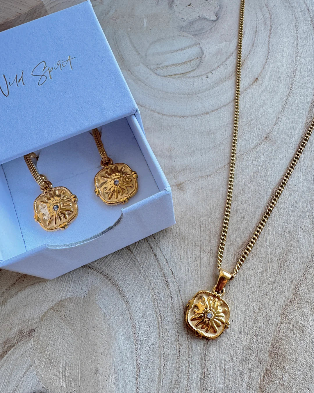 Blaze Gold Plated Waterproof Necklace