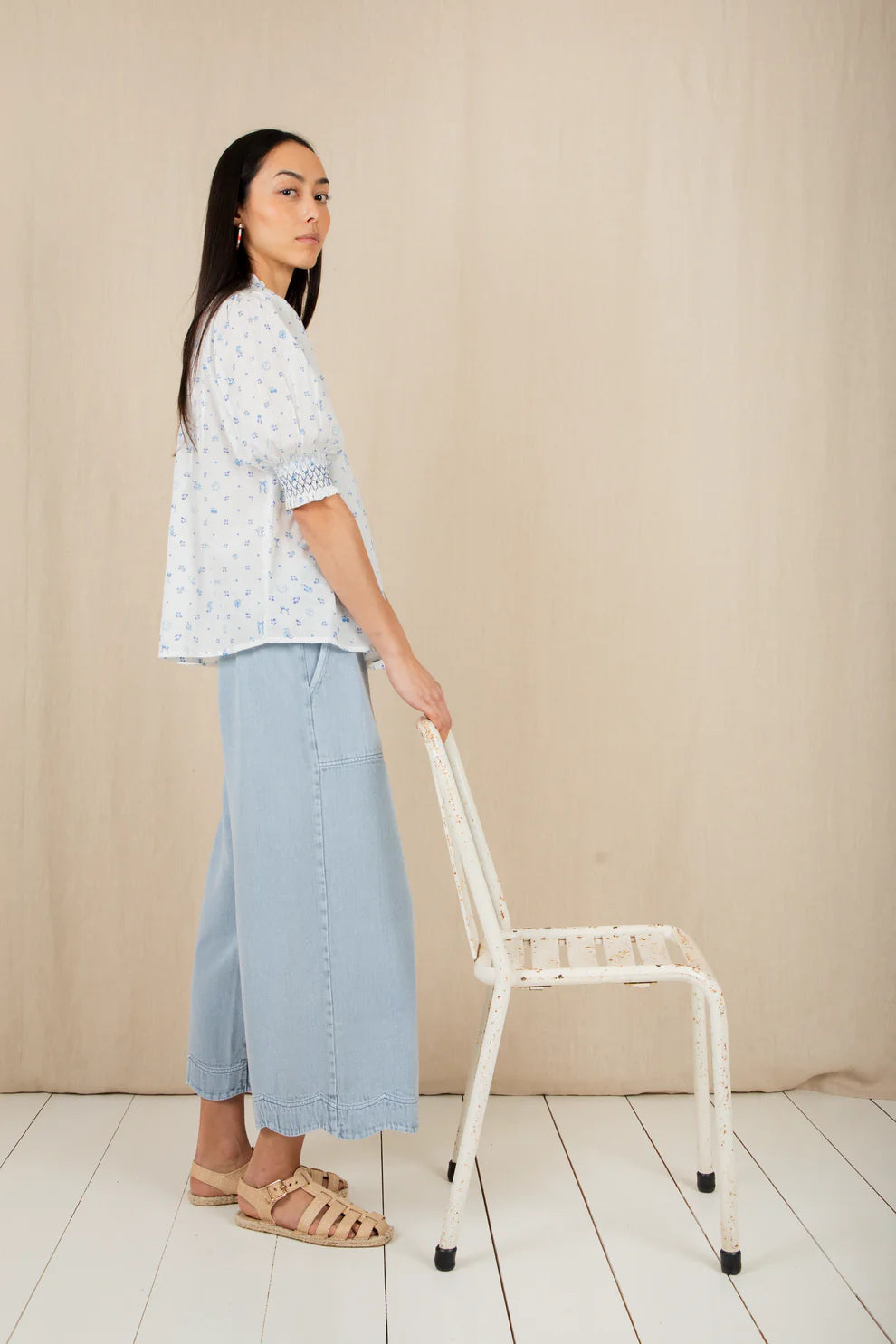 Aide Trouser - Ice Blue
