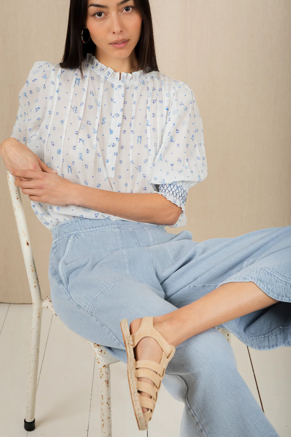 Aide Trouser - Ice Blue