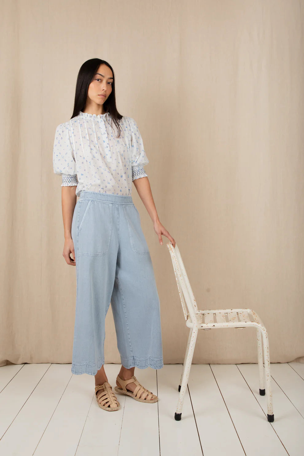 Aide Trouser - Ice Blue