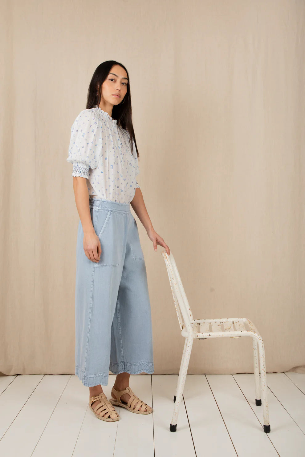 Aide Trouser - Ice Blue