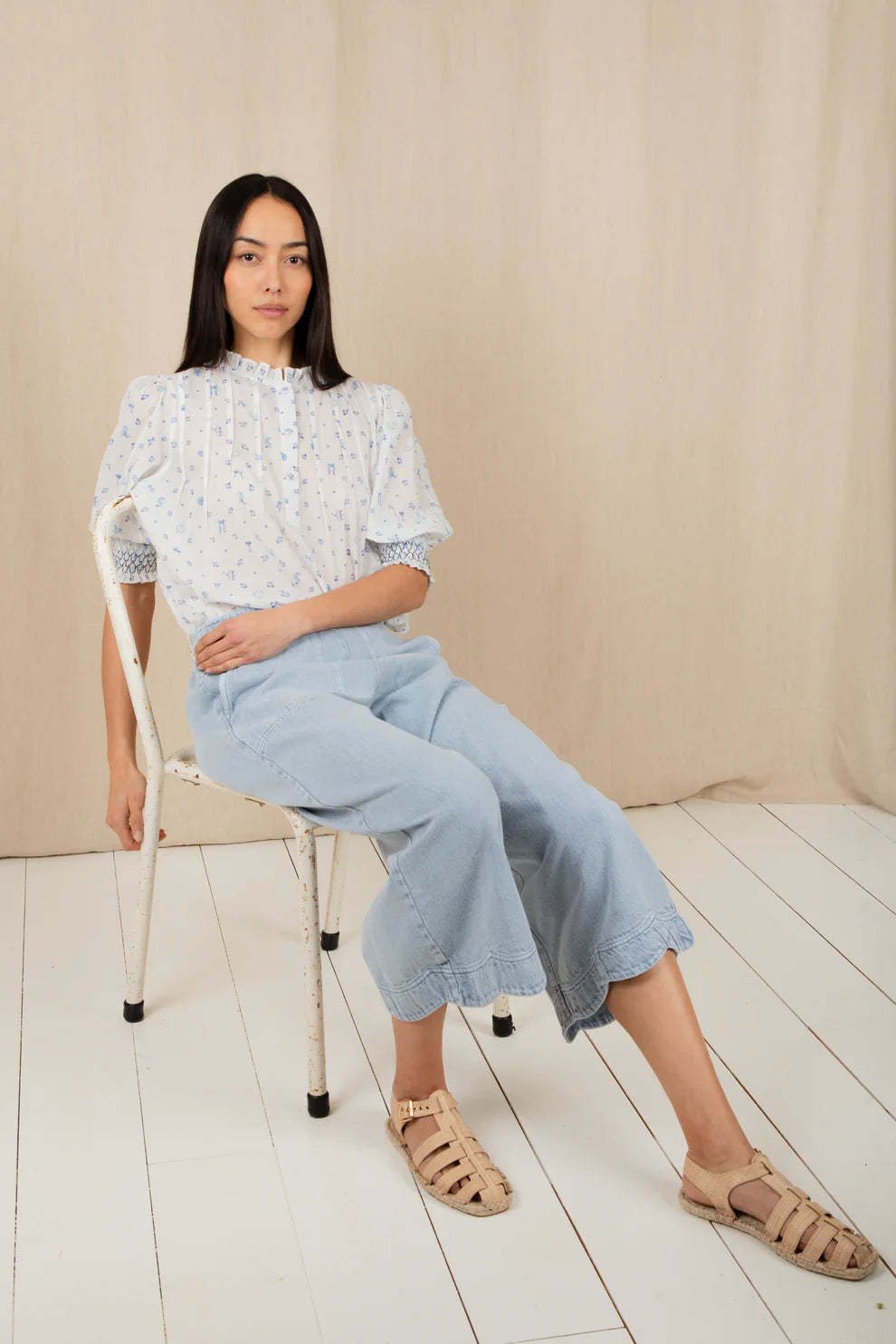 Aide Trouser - Ice Blue