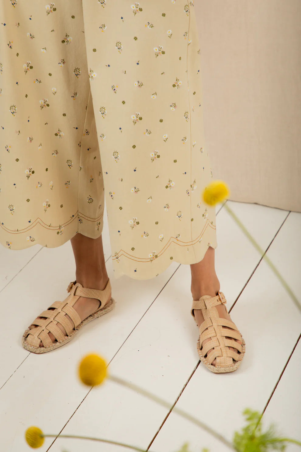 Aide Trouser - Stone Multi
