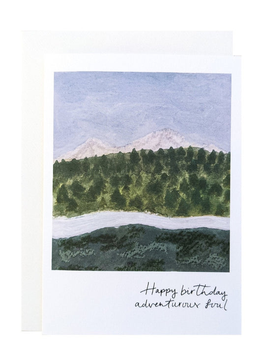 'Adventurous Soul' Polaroid Birthday Card
