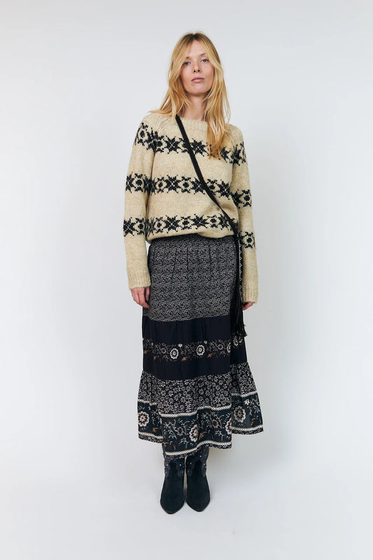 AmondLL Midi Skirt - Dark Mokka