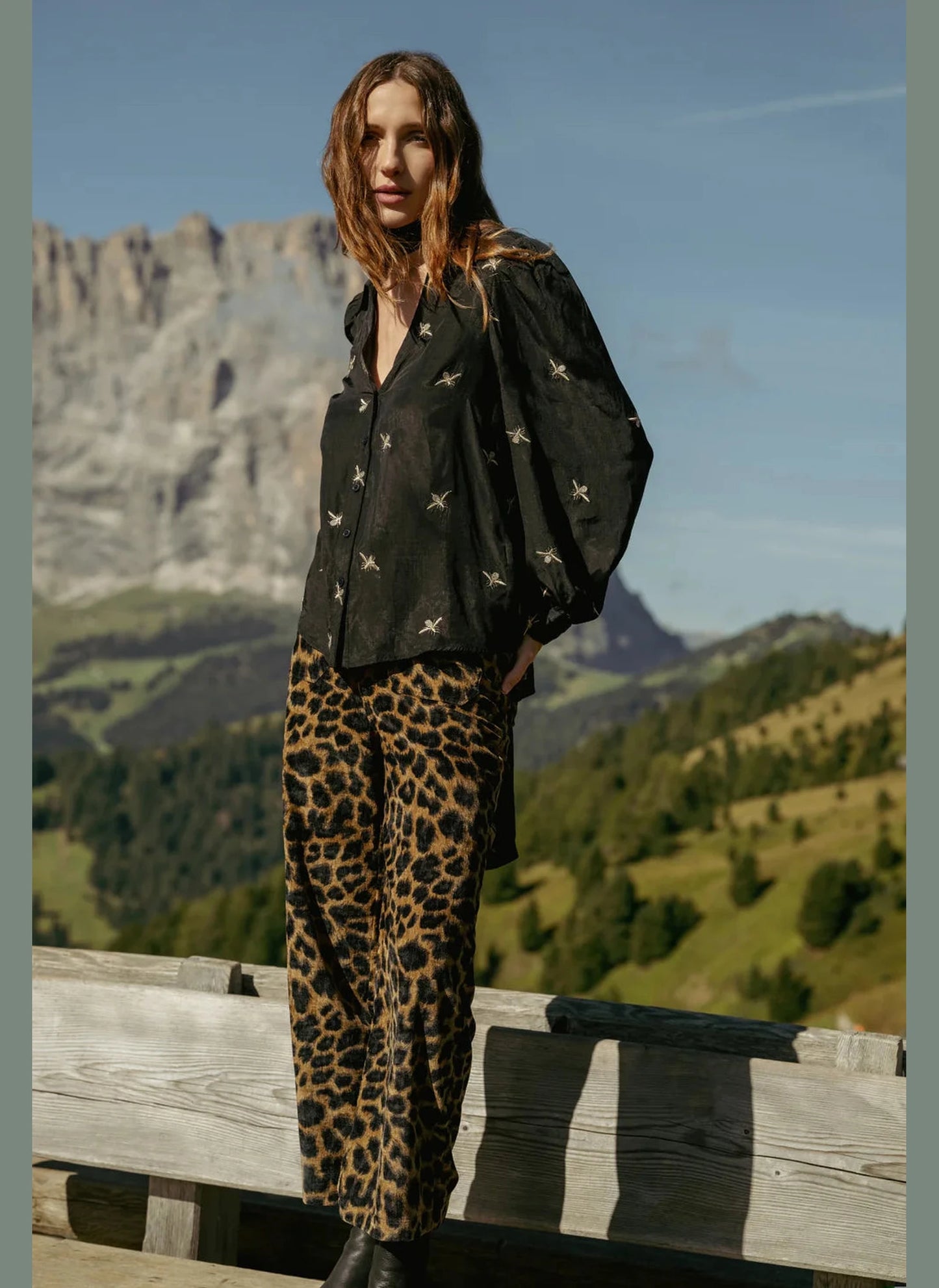 Proceed With Caution Jilly Trousers - Leopard