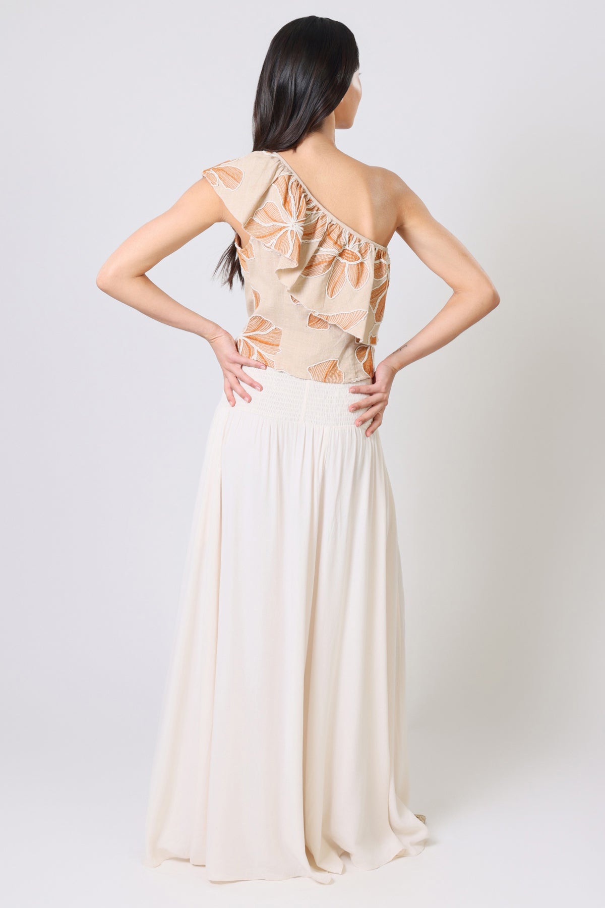 Cream Tea Aurora Wide Leg Trousers