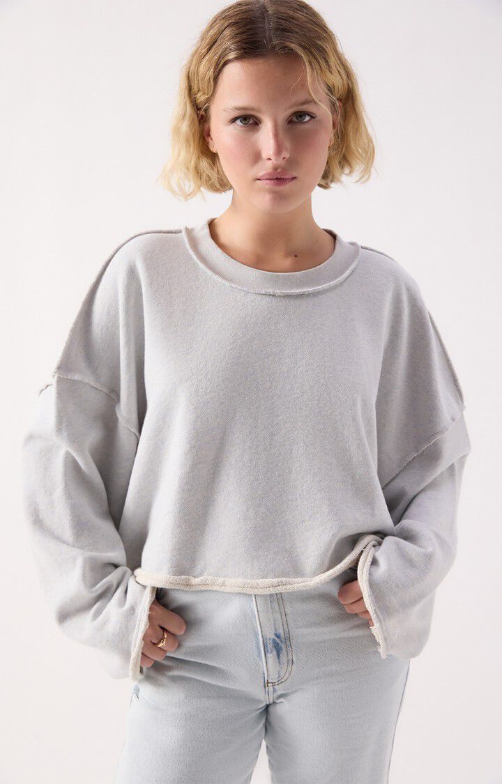 Dantown Sweatshirt - Melange Sky Blue
