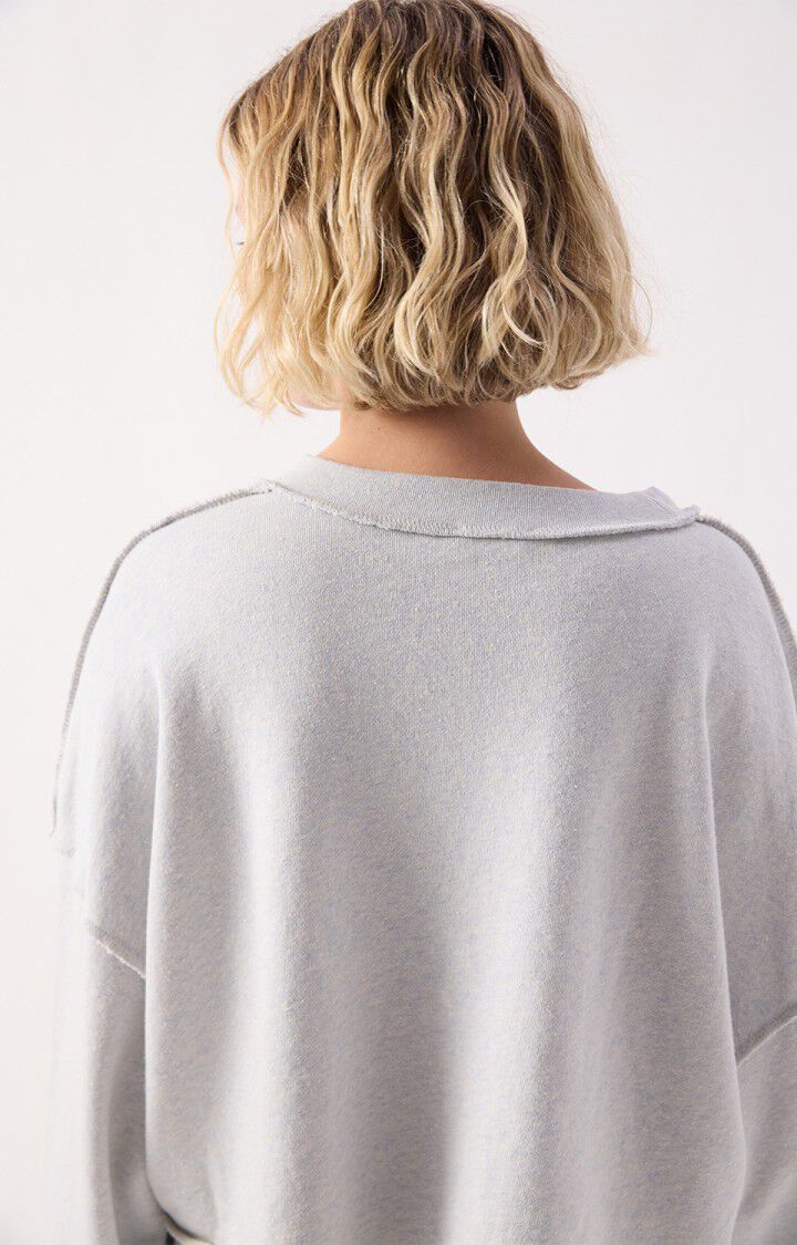 Dantown Sweatshirt - Melange Sky Blue