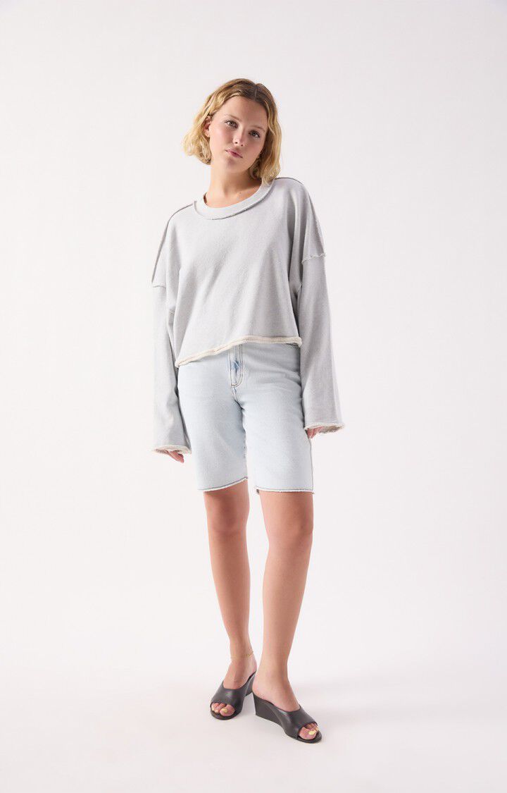 Dantown Sweatshirt - Melange Sky Blue