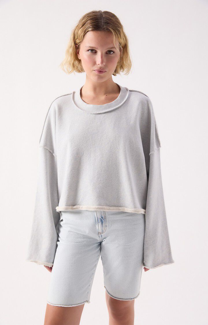 Dantown Sweatshirt - Melange Sky Blue