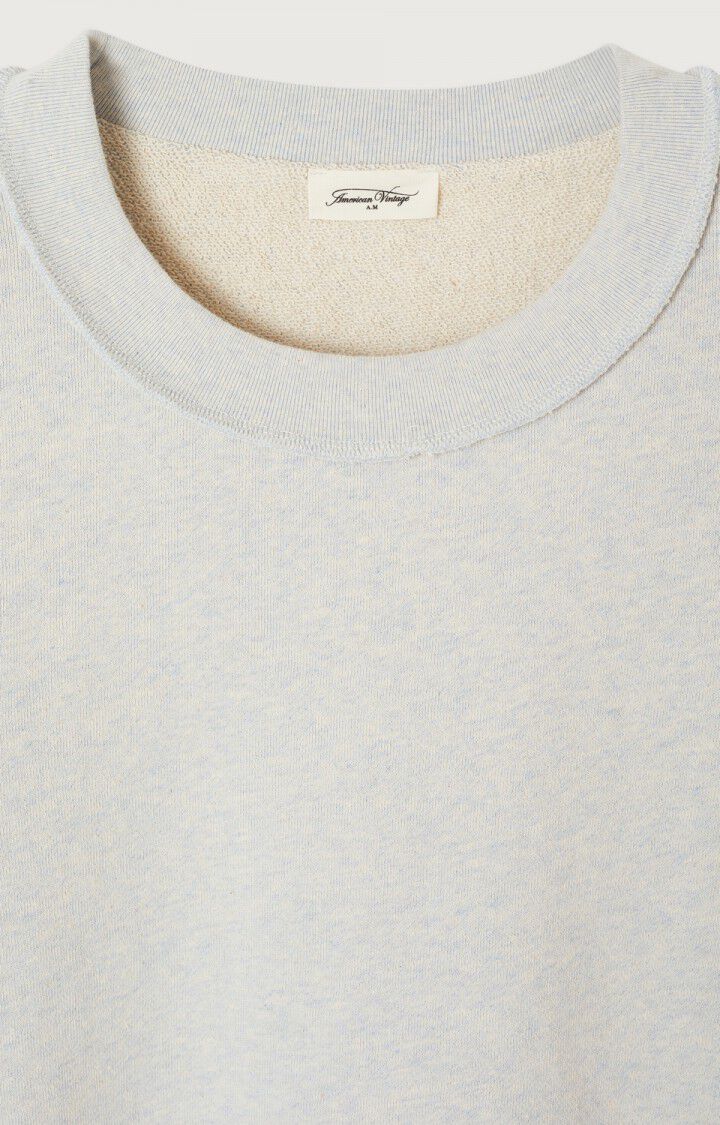 Dantown Sweatshirt - Melange Sky Blue