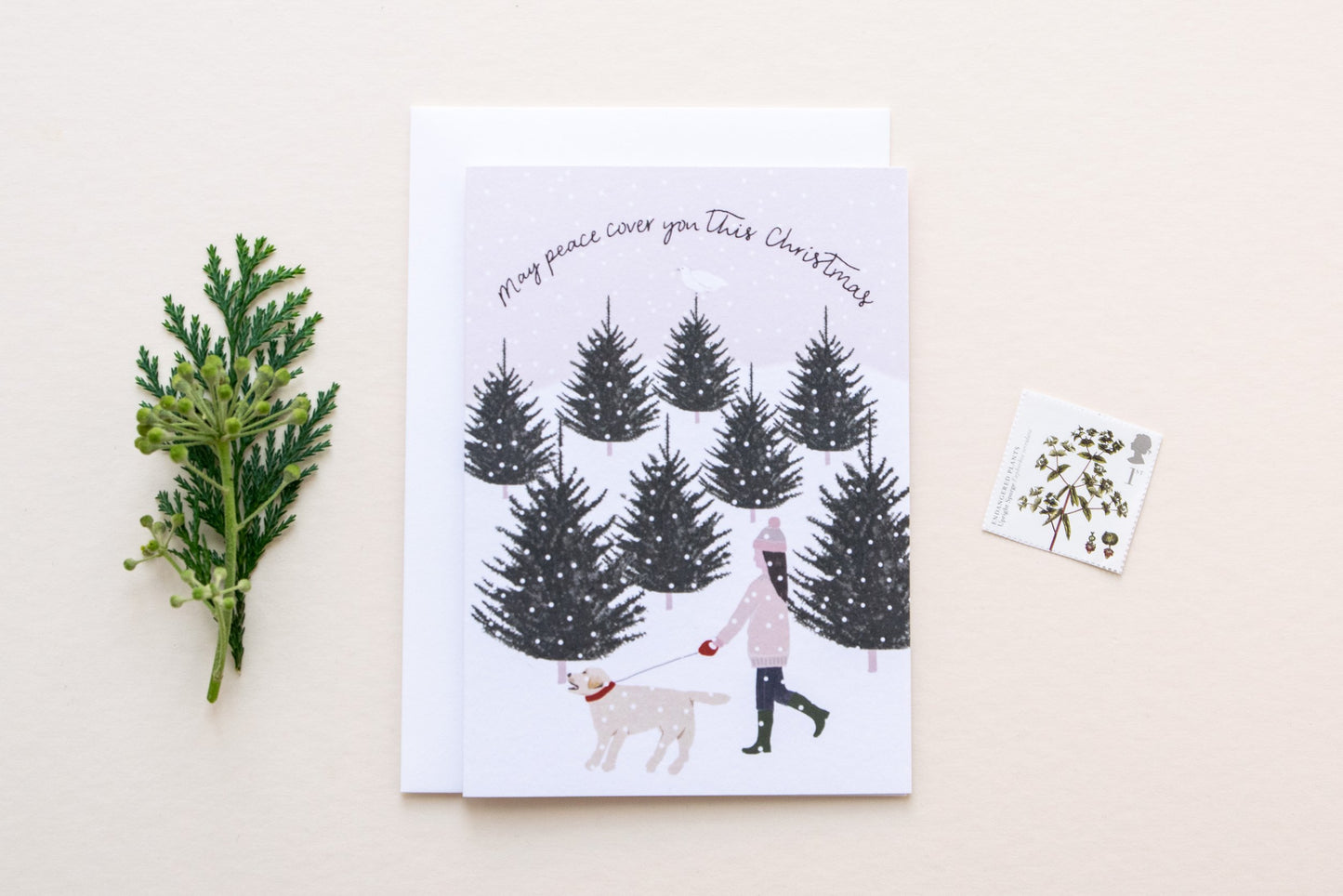'Dog Walks' Christmas Card