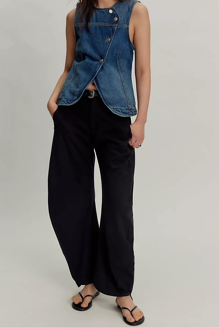 Maris Denim Vest -  Wall Flower