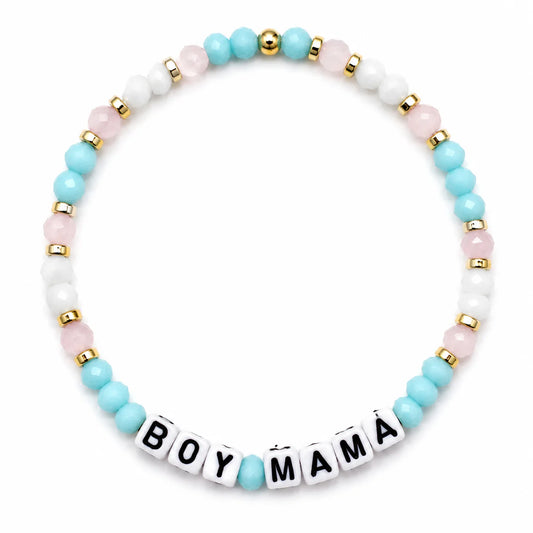 Boy Mama Letter Bracelet