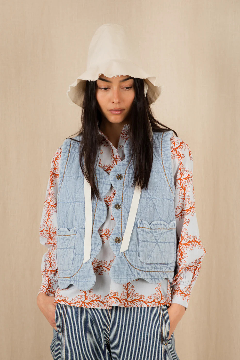 Estelle Gilet - Ice Blue