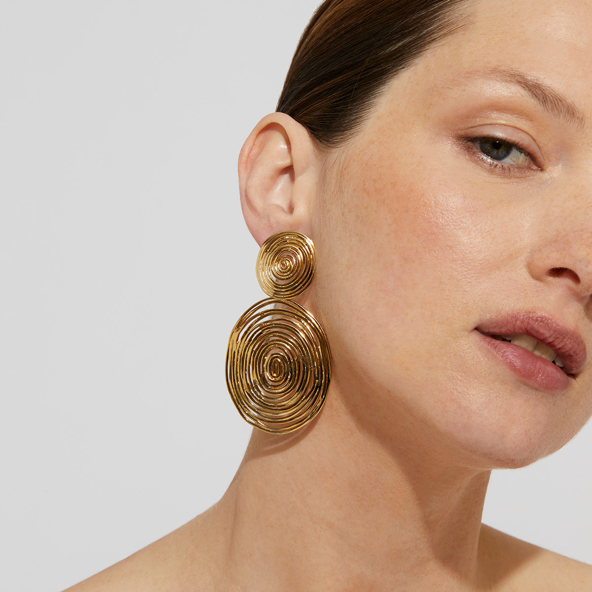 Wave Earrings - Gold