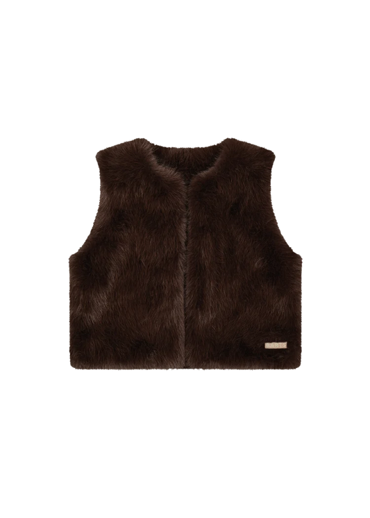 Annaliese Gilet - Dark Brown