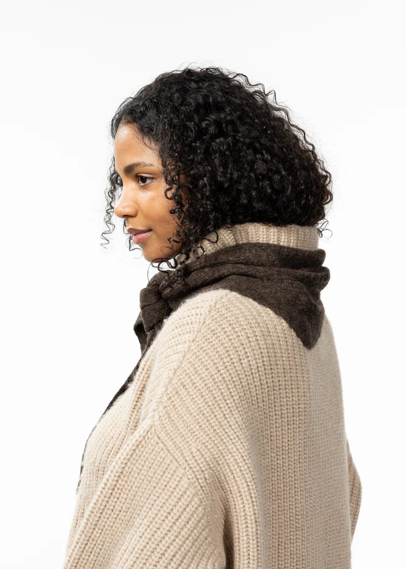 Hannalore Scarf - Dark Brown